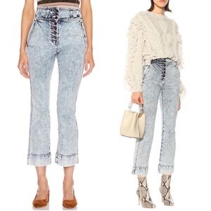 Ulla Johnson High Rise Crop Jeans Size 4
